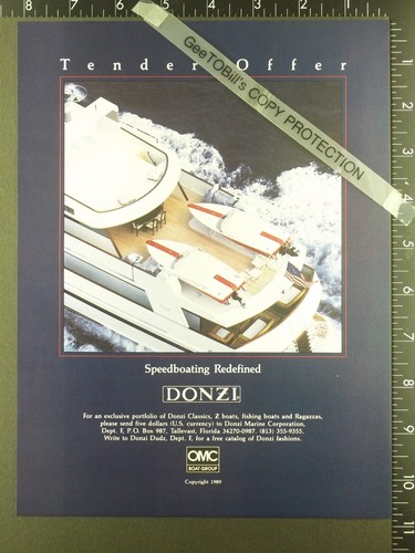 1989 advertising for donzi - advertising,